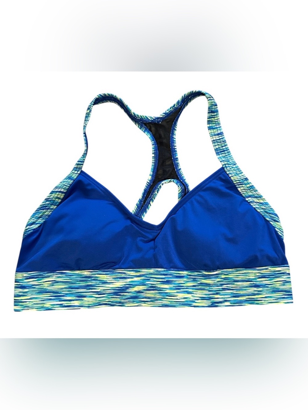 🆕 TYR Womens BVSN7A Royal Blue Sonoma V Neck Open Back Bikini Top